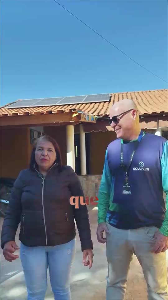 Cliente da Sollivre em Ouro Fino falando sobre a instalação da usina solar